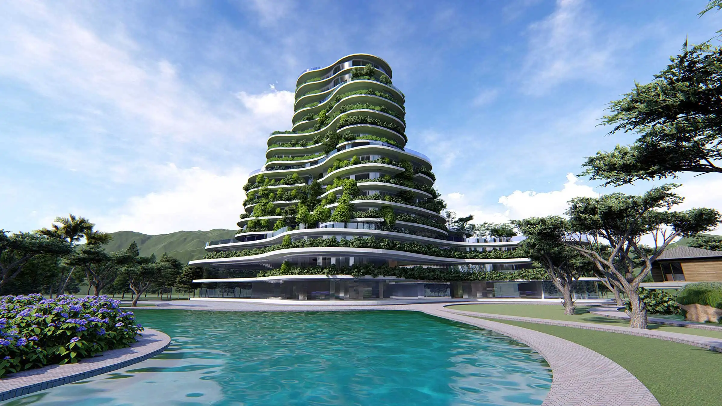 Picture of Cascading Contour Terrace Hotel