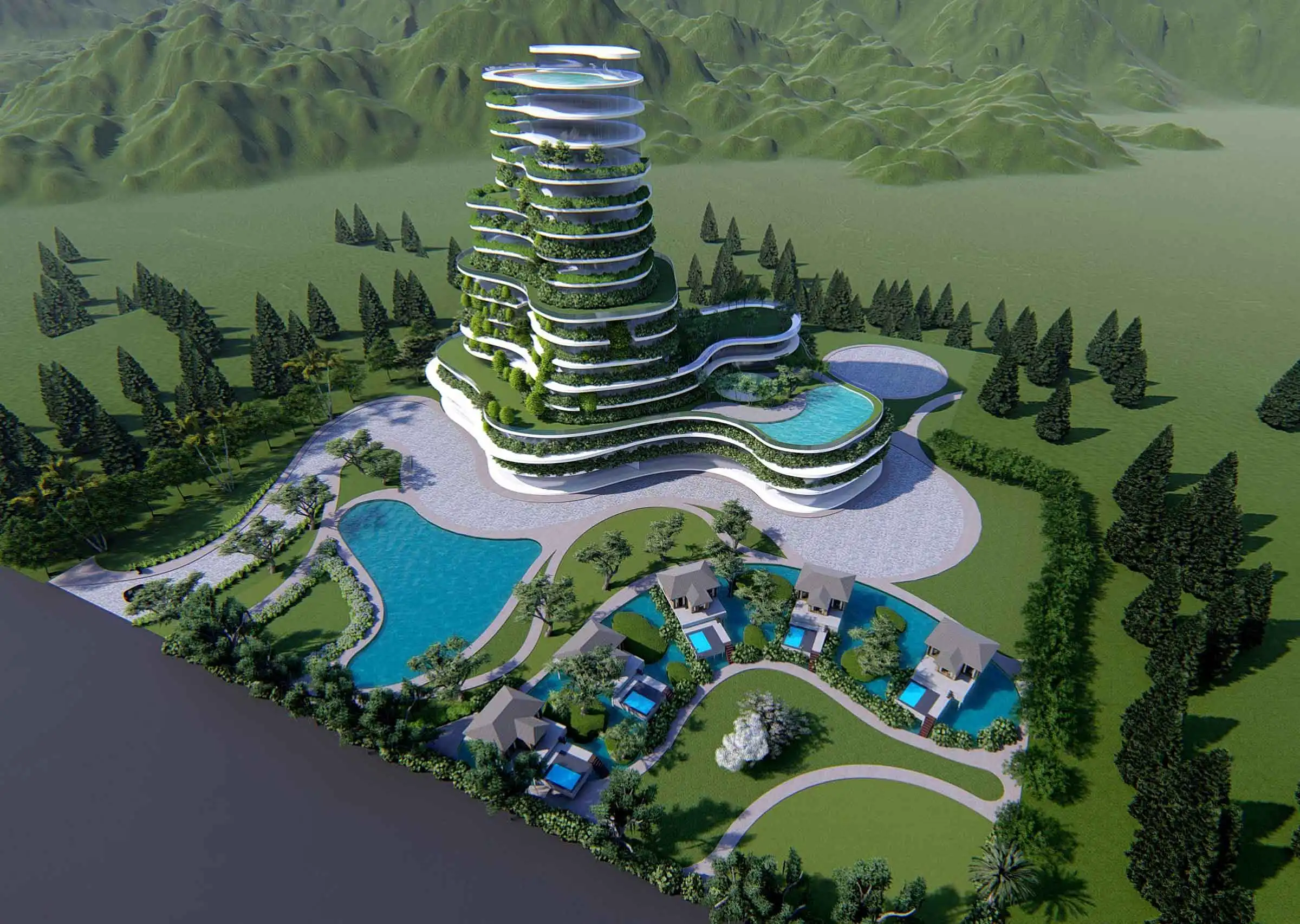 Cascading Contour Terrace Hotel image 2