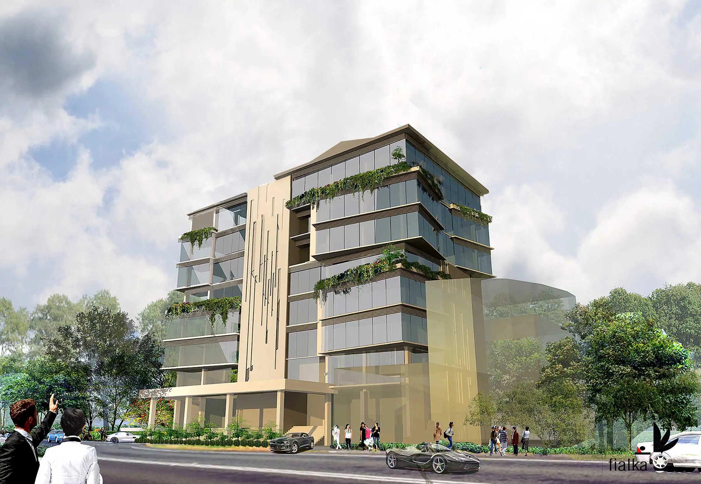 Picture of Urban Multi-storied Kitchen Market cum Commercial Complex